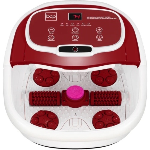 Automatic Heated Shiatsu Massage Foot Bath Spa w/ Pumice Stone - Lot 3952