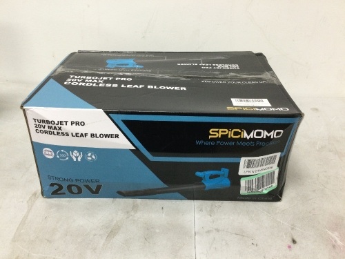 SpiciMOMO Turbojet Pro 20v Cordless Leaf Blower - Lot 4081