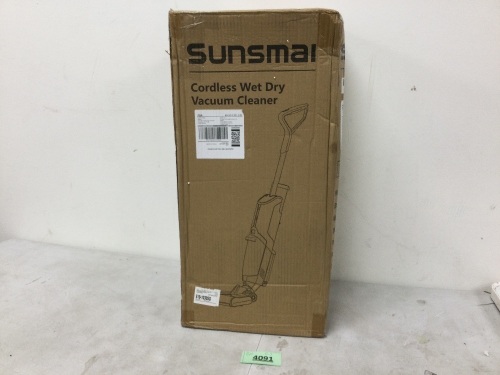 Sunsmai Cordless Wet Dry Vacuum Cleaner - Lot 4091