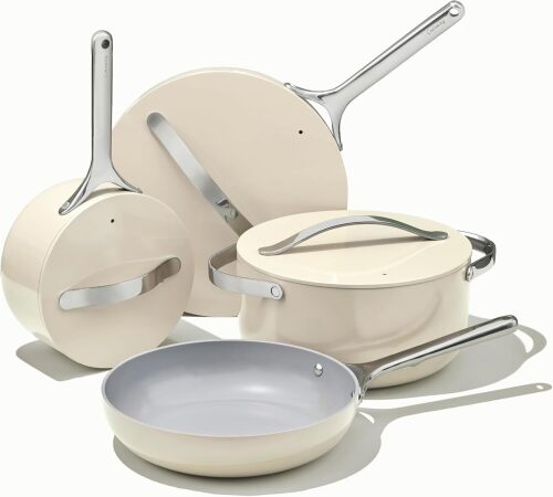 Caraway Nonstick Ceramic Cookware Set (12 Piece) - Lot 4277