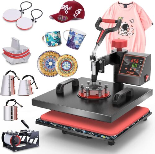 Heat Press Machine 8 in 1 Combo Heat Press - Lot 4338