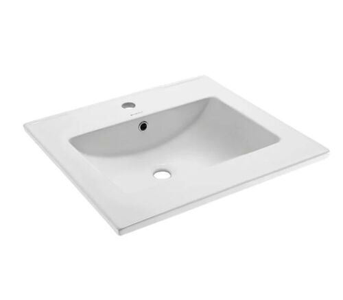 Swiss Madison 24" Ceramic Vanity Top with Single Faucet Hole - Lot 211