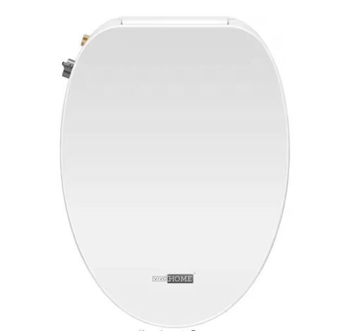 VIVOHOME Smart Heated Electric Bidet Seat for Round Toilets in White - Lot 219