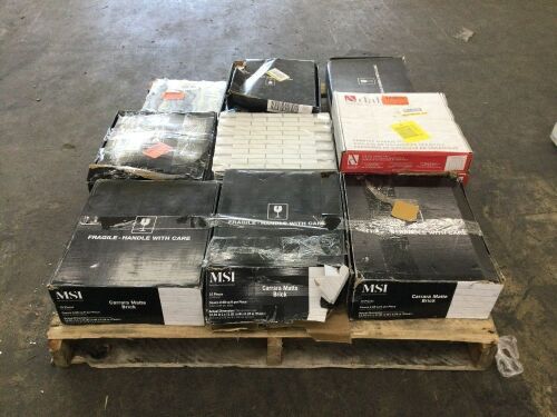 Pallet of Various Mosaic Tile - Some May Be Broken - Lot 299