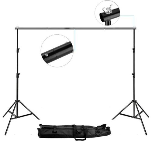  10Ft Photography Photo Backdrop Support Stand Set - Lot 345