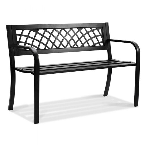 VEVOR 46" Metal Garden Bench, 480 lbs Load Capacity  - Lot 530