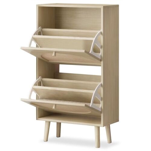  Shoe Storage Cabinet with 2 Flip Drawers - Lot 540