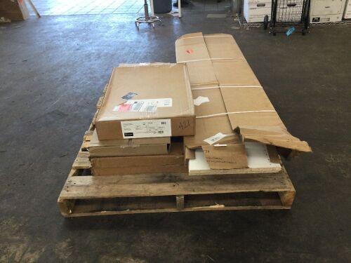 Pallet of Closet Components - Shelves, Drawers, Panels - May Have Damage - Lot 255