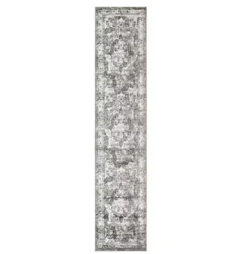 Unique Loom Sofia Salle Garnier Gray 3 ft. x 16 ft. Runner Rug - Lot 654