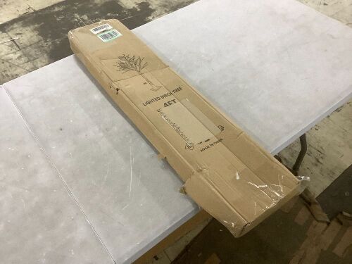 4' Lighted Birch Tree  - Lot 595