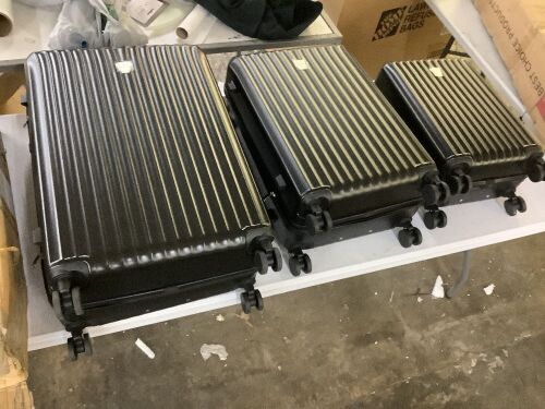 3 Piece Hardside Luggage Set  - Lot 96