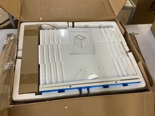 White 3 Drawer Nightstand  - Lot 123