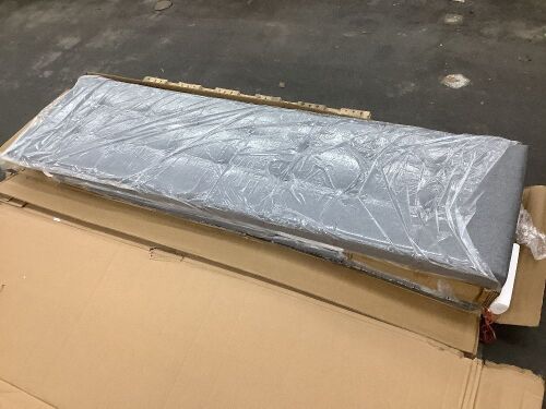 King Size Upholstered Bed Frame - Blemish - Lot 124