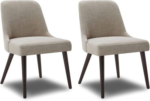 Chita Modern Upholstered Dining Chairs, Set of 2 - Lot 133