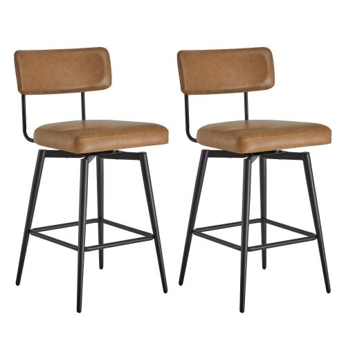 Swivel Counter Stools, Set of 2  - Lot 136