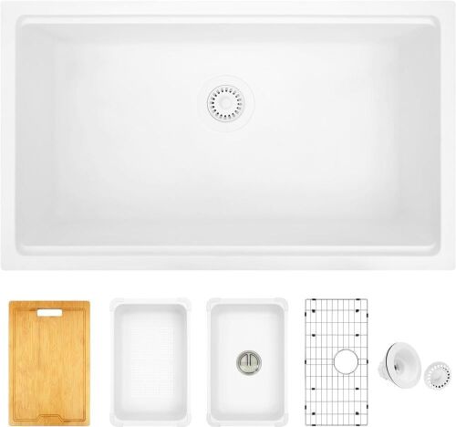  Undermount Kitchen Sink 30"  - Lot 306