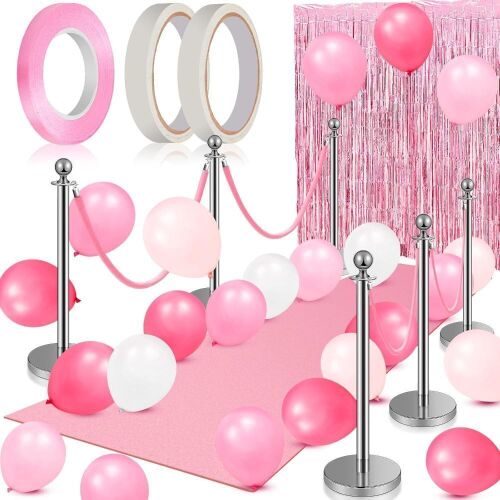  Beeveer 76 Pcs Pink Party Decoration Kit - Lot 350