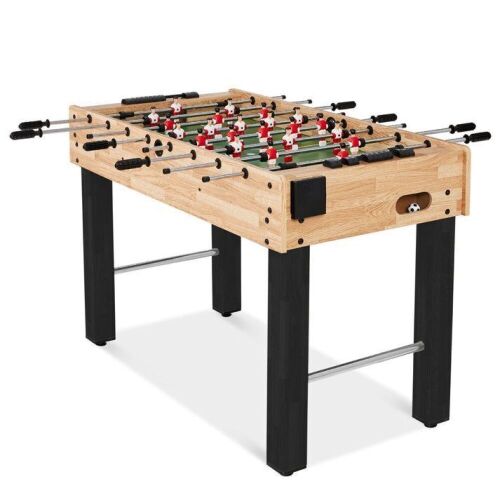 Foosball Game Table, Arcade Table Soccer w/ 2 Cup Holders, 2 Balls - 48in - Lot 378
