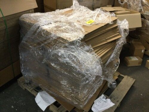 Pallet of (165) Cardboard Boxes 20 x 9 x 5  - Lot 402