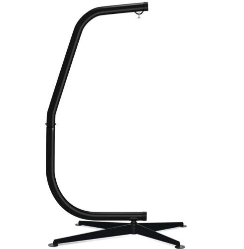 Curved Hanging Hammock C-Stand w/ All-Weather, Steel Frame - Stand Only - Lot 530