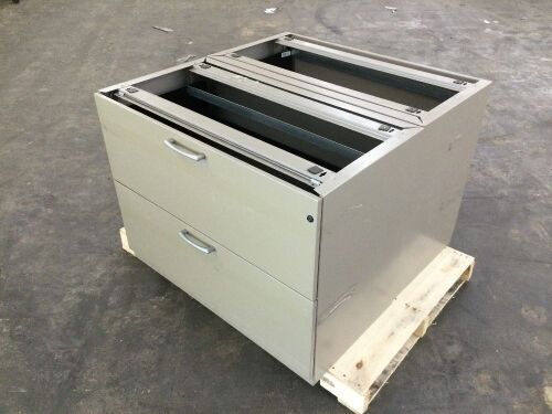 Lot of (2) 2 Drawer File Cabinets - No Top  - Lot 404