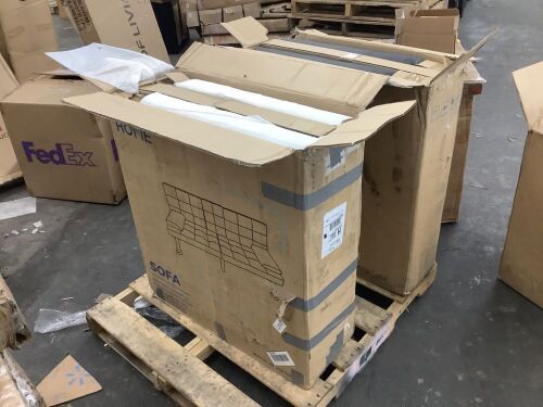 Lot of (2) Futons, White & Black - Uninspected - Lot 204