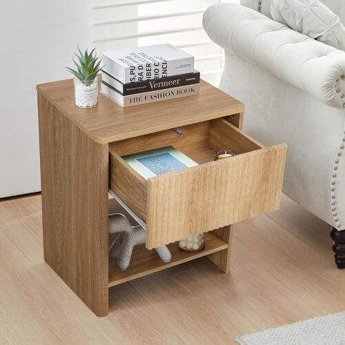 Mid Century Modern Night Stand with Drawer - Lot 395