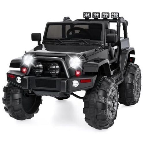 12V Kids Ride-On Truck Car Toy w/ 3 Speeds, LED, Remote, Bluetooth - Lot 28