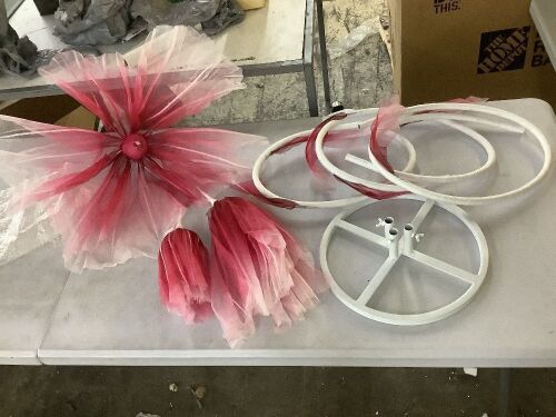 Giant Artificial Flowers with Stand  - Lot 707