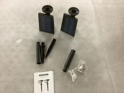 Lot of (2) Solar Spot Light, 2 Pack  - Lot 787