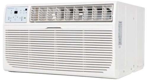 Keystone New 14,000 BTU (10,600 BTU heating) 700 Sq. ft Through-the-Wall Air Conditioner Supplemental Heat Capability, White, KSTAT14-2HD - Lot 24a