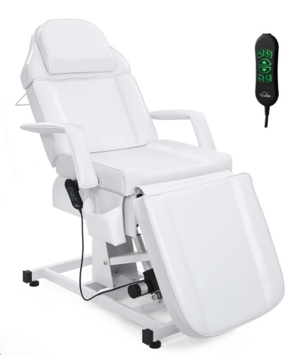 OmySalon FESB 75in Fully Electric Remote Adjustable Facial Massage Bed - Lot 10