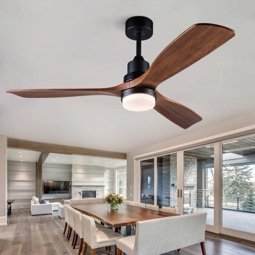 BOJUE 52 Inch Ceiling Fans with Lights and Remote Control - Lot 2965