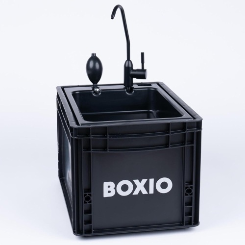 BOXIO - WASH: Portable Sink - Convenient Camping Sink Solution! Compact with Unique Design, Separate Canister, Lightweight Mobile Sink for Garden/Camping/Outdoor Events/Gatherings/Worksite/RV/Indoor - Lot 4658