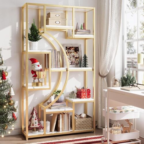 Modern Geometric Bookshelf - Lot 87