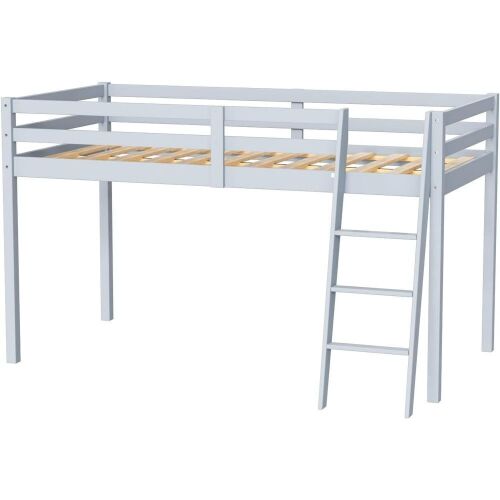 VINGLI Wooden Full Size Loft Bed  - Lot 93