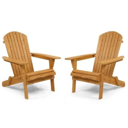Wood Adirondack Chair, 2 Pack  - Lot 127