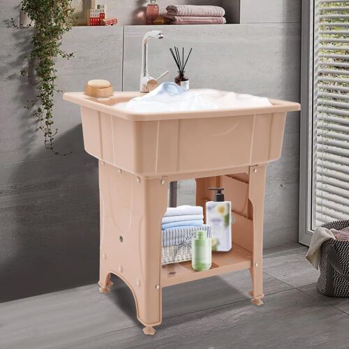 Freestanding Laundry Sink with Faucet - Lot 266