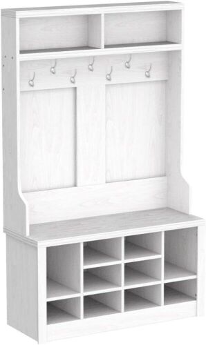 Hall Tree with Storage Bench - Light Cosmetic Damage - Lot 380