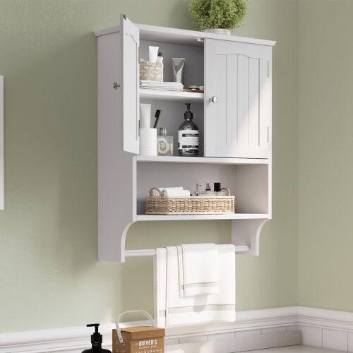 Bathroom Medicine Cabinet with Towel Bar - Lot 420