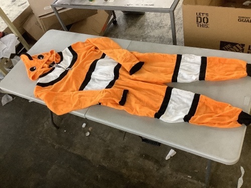 Funziez! Adult Clownfish Onesie, Medium - Lot 425