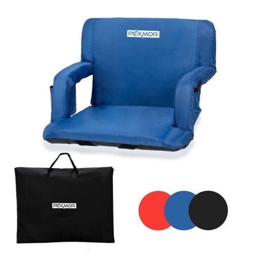  PEXMOR Portable Bleachers Padded Seats  - Lot 436