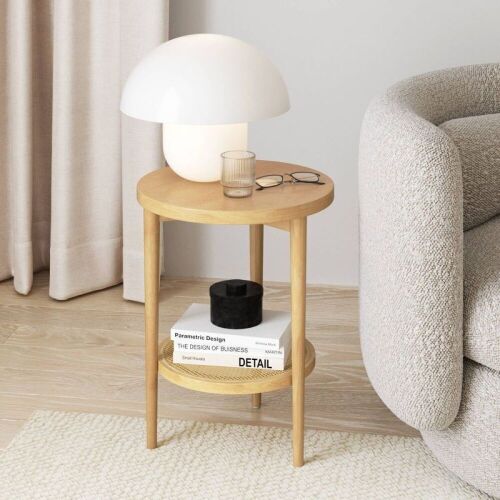 Nathan James Sonia Boho Round Accent End Table - Lot 643