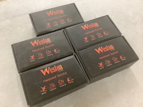 Lot of (5) Heated Socks  - Lot 739