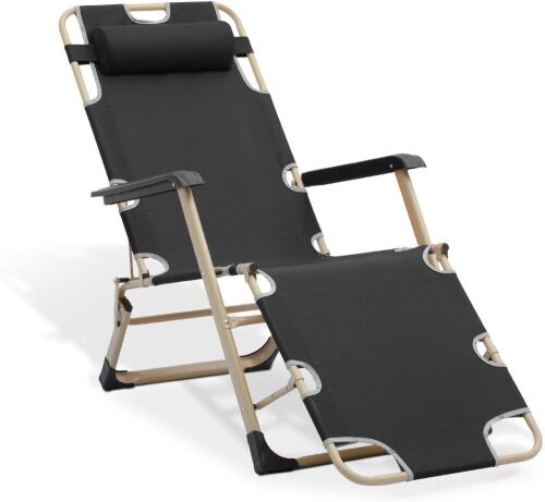 MoNiBloom Folding Reclining Patio Chair - Lot 840