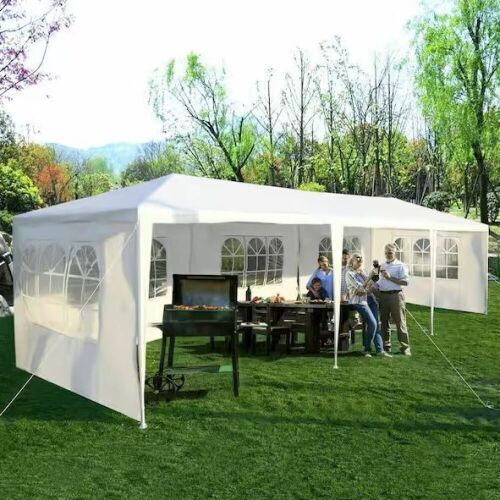  10' x 30' Party Canopy Tent with Side Walls White  - Lot 76