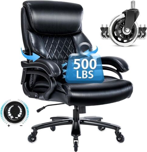 Heavy Duty Executive Rolling Office Chair, 500lb Capacity - Lot 71