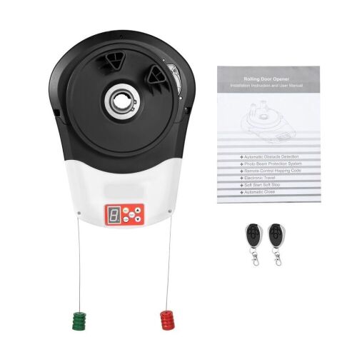 Automatic Roll Up Garage Door Opener 100W Motor 800N Lift Force - Lot 226
