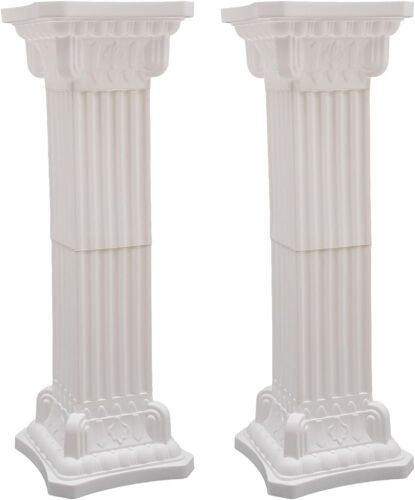 Decorative Roman Column, 2pc, 11.81" x 35.43"  - Lot 216