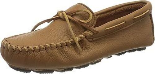 Minnetonka Men's Moosehide Driver Moccasin, Size 8 - Authenticity Unknown - Lot 723